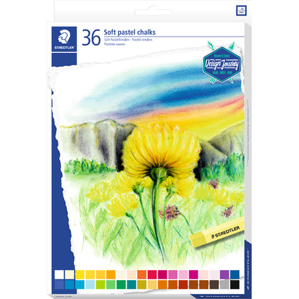 STAEDTLER Soft-Pastellkreide Design Journey, 36er Kartonetui