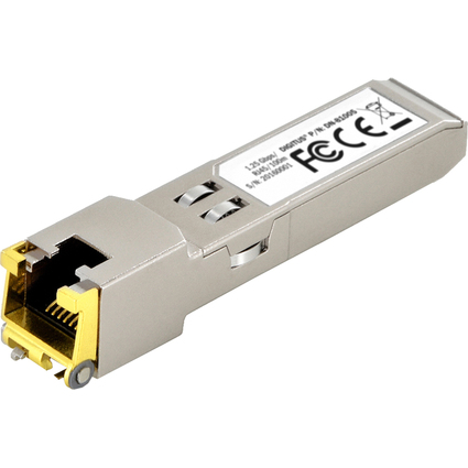 DIGITUS Mini Gbic Transreceiver Modul, SFP, RJ45, 100 m