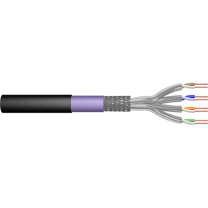 DIGITUS Installationskabel, Kat.7, S/FTP, 100 m, Erdkabel