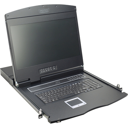 DIGITUS 19" Modulare Konsole, mit KVM-Switch 8-Port