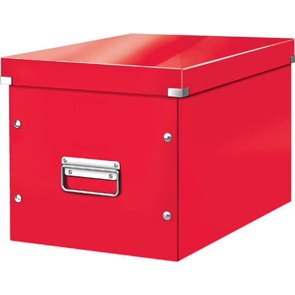 LEITZ Ablagebox Click & Store WOW Cube L, rot