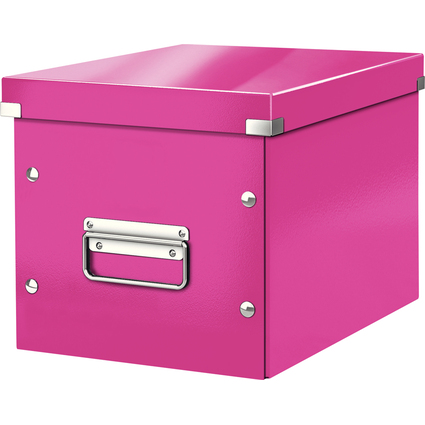 LEITZ Ablagebox Click & Store WOW Cube M, pink