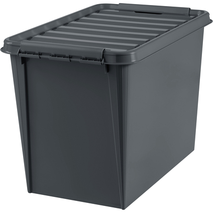 smartstore Aufbewahrungsbox RECYCLED 65, 61 Liter, anthrazit