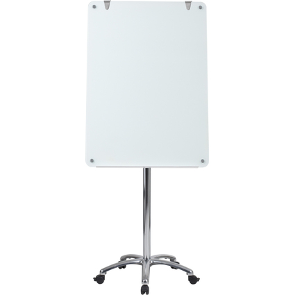 Bi-Office Glas-Flipchart, mobil, magnethaftend