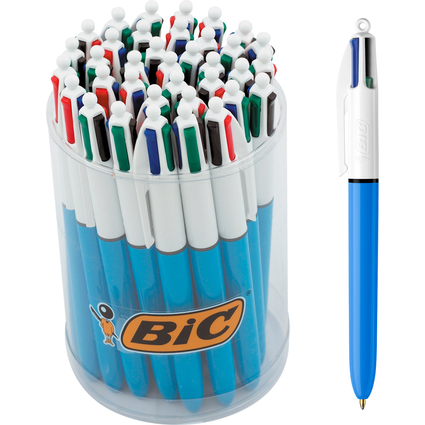 BIC Druckkugelschreiber 4 Colours Original, 36er Display