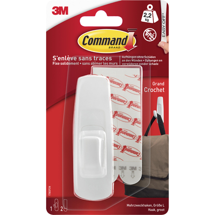 3M Command Universal-Haken, Kunststoff, Gre: L, wei