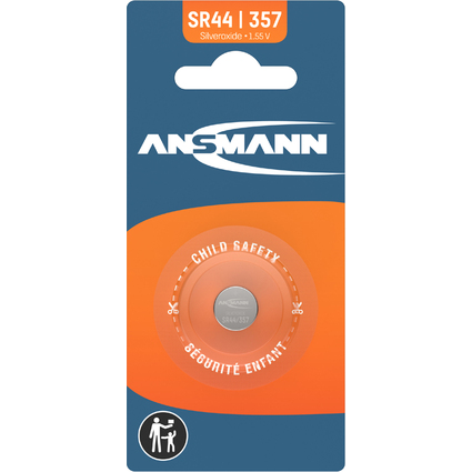 ANSMANN Silber-Oxid Uhrenzelle, SR1154 (SR44), 1,55 Volt