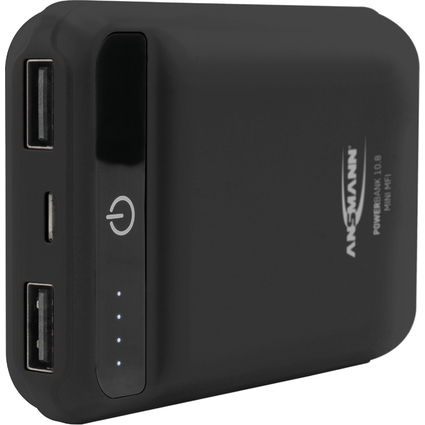 ANSMANN Mobiler Zusatzakku Powerbank 10.8 mini, schwarz