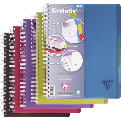 Clairefontaine Collegeblock Evolutiv'book, A4+, kariert