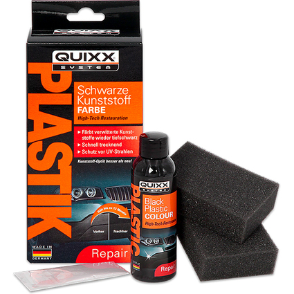 QUIXX Schwarze Kunststoff-Farbe