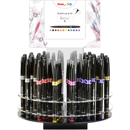 Pentel Pinselstift Sign Pen Artist, 48er Display