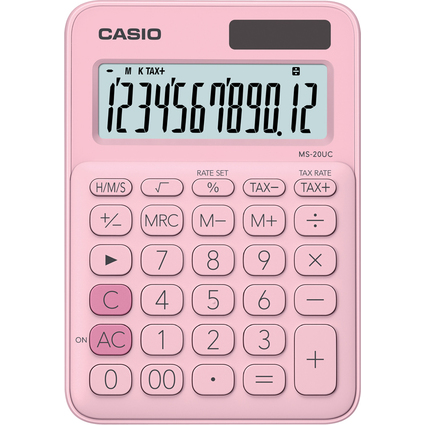 CASIO Tischrechner MS-20UC-PK, pink