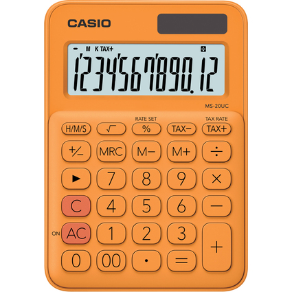 CASIO Tischrechner MS-20UC-RG, orange