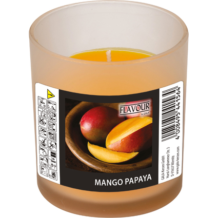 FLAVOUR by Gala Duftkerze im Glas "Mango-Papaya"