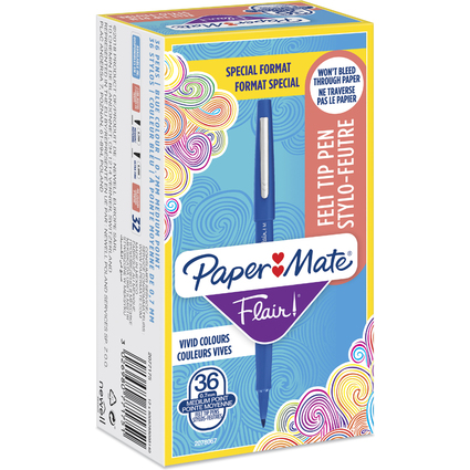 Paper:Mate Faserschreiber Flair Original, blau