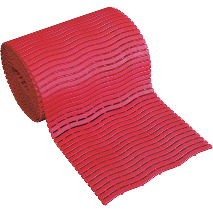 miltex Arbeitsplatzmatte Yoga Spa Basic, 600 mm x 15 m, rot