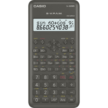 CASIO Schulrechner FX-82 MS 2nd edition, Batteriebetrieb