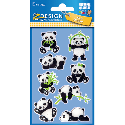 AVERY Zweckform ZDesign KIDS Glossy-Sticker "Panda"