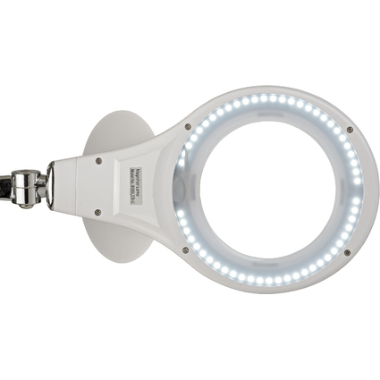 MAUL LED-Lupenleuchte MAULmakro, Klemmfu, wei