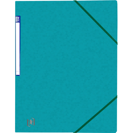 Oxford Eckspannermappe Top File+, DIN A4, aqua