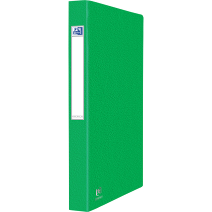 Oxford Ringbuch EUROFOLIO+, DIN A4, Karton, 2-Ring, grn