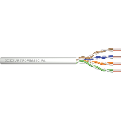 DIGITUS U/UTP Installationskabel, Kat. 6, U/UTP, 250 Mhz
