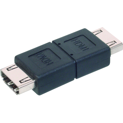 DIGITUS HDMI Adapter, HDMI-A Kupplungen, schwarz