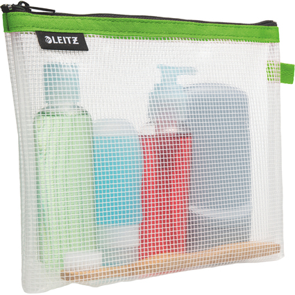 LEITZ Kosmetiktasche WOW Traveller, transparent/grn