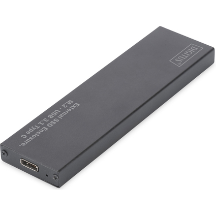 DIGITUS M.2 SATA Festplatten-Gehuse, USB 3.1, schwarz