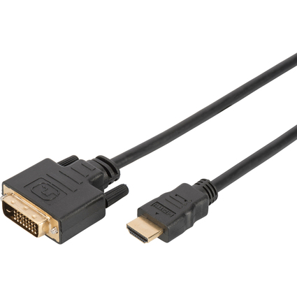 DIGITUS HDMI Adapterkabel, HDMI-A - DVI, schwarz, 2,0 m