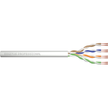 DIGITUS Roh-Patchkabel Kat. 5e, U/UTP, 305 m, grau