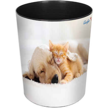 Lufer Papierkorb Hund und Katze