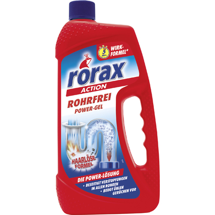 rorax Abflussreiniger ROHRFREI POWER-GEL, 1 Liter Flasche