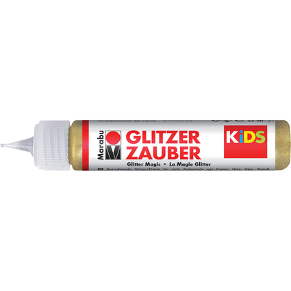 Marabu KiDS Glitzerfarbe "Glitzerzauber", glitter-gold