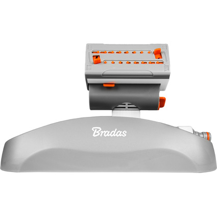 Bradas Turbo-Kreisregner WHITE LINE, grau/wei/orange