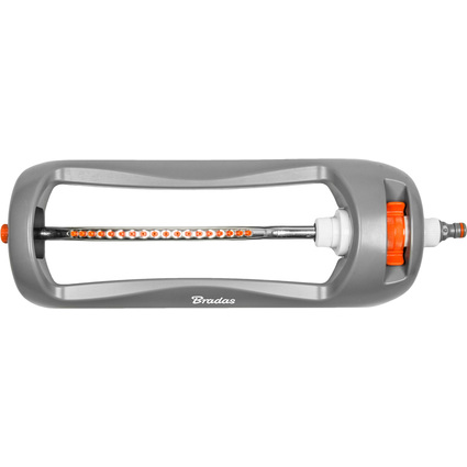 Bradas Viereckregner WHITE LINE, 18 Dsen, grau/orange