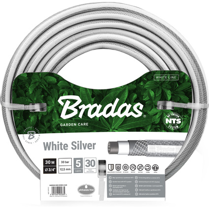 Bradas Gartenschlauch NTS WHITE SILVER, 3/4", 30 m