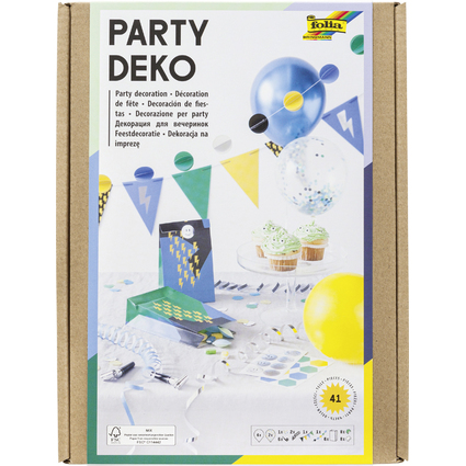 folia Party-Dekobox "Boys", 41-teilig