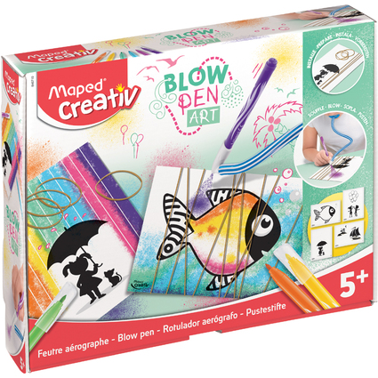 Maped Creativ Pustestift-Set BLOW PEN "Fil'Art", 22-teilig