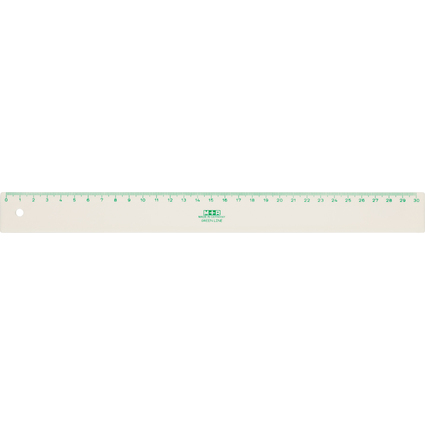 M+R Lineal "Green Line", 300 mm, aus Bio-Werkstoff