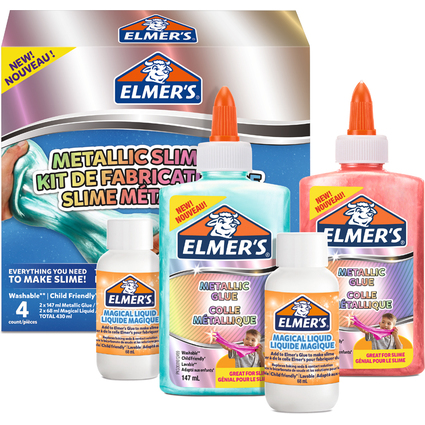 ELMER'S Slime Set "Metallic Slime Kit", 4-teilig