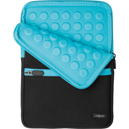 PAGNA Sleeve "Go", fr Tablet-PC, schwarz / azurblau