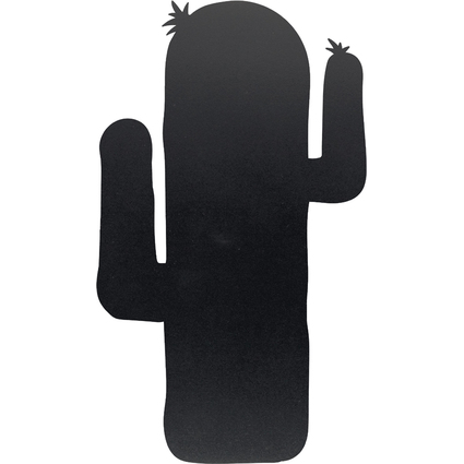 Securit Kreidetafel SILHOUETTE "CACTUS", schwarz