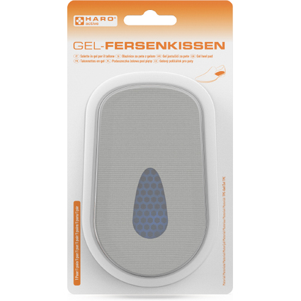 HARO Gel-Fersenkissen fr Herren, TPE-Gel, 1 Paar