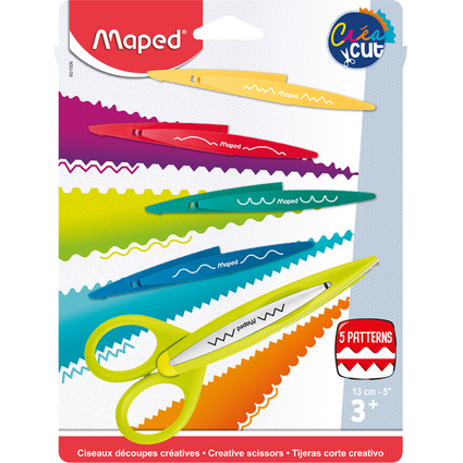 Maped Konturenscheren-Set CreaCut, 3er Set auf Blister