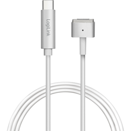 LogiLink USB-C - Apple MagSafe 2 Ladekabel, silber