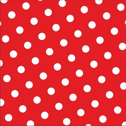 PAPSTAR Motiv-Servietten "Dots", 330 x 330 mm, rot