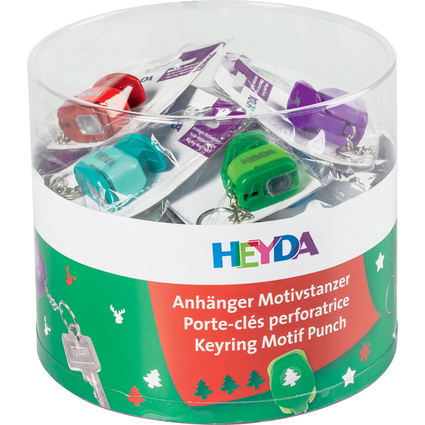 HEYDA Motiv-Locher Mini-Anhnger "Weihnachten", Display