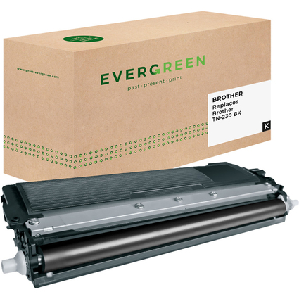 EVERGREEN Toner ersetzt brother TN-230BK, schwarz