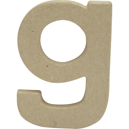 dcopatch 3D-Buchstabe "g", Pappmach, 85 x 120 mm